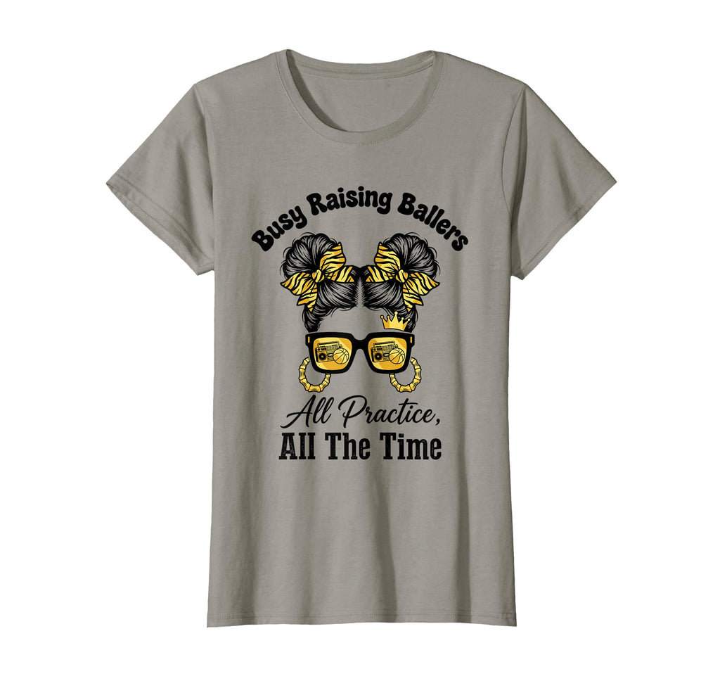 Busy Raising Ballers All Practice T-Shirt - Minimalist Print for Adults - T-Shirt, Sweatshirt, Hoodie
