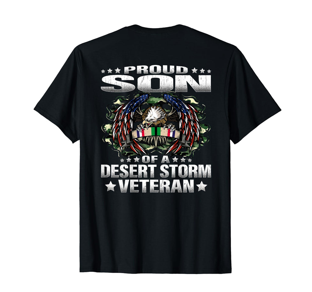 Proud Son Desert Storm Veteran T-Shirt - Streetwear Style for Adults - T-Shirt, Sweatshirt, Hoodie