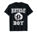 Soccer Birthday 8 Year Old 8Th Birthday T-Shirt - Novelty Apparel Unisex - T-Shirt, Sweatshirt, Hoodie