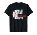 Best Dad Coach Ever Baseball Fathers T-Shirt - Graphic Print for Adults - T-Shirt, Sweatshirt, Hoodie