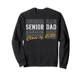Senior Dad Class 2026 Striped Sweatshirt - Novelty Apparel Men Women - T-Shirt, Sweatshirt, Hoodie