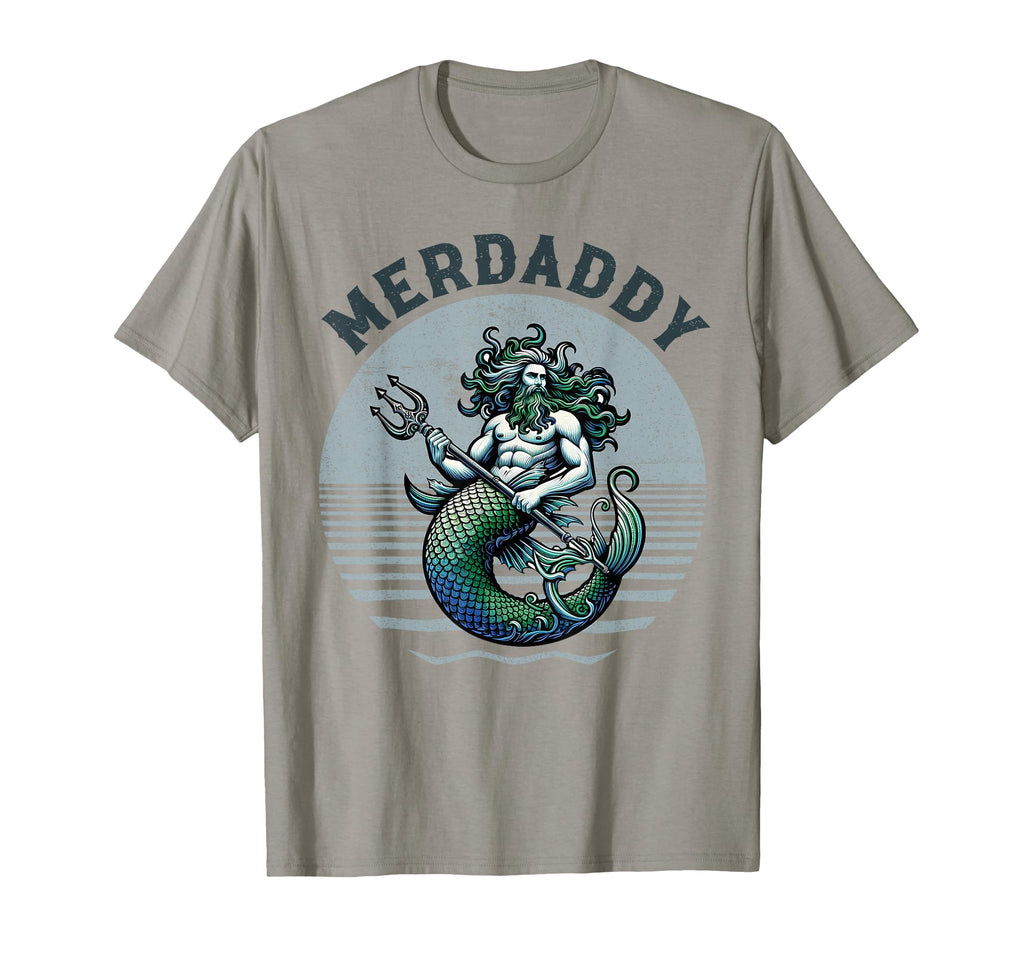 Funny Merdaddy Merman Security Party T-Shirt - Aesthetic Graphic Unisex - T-Shirt, Sweatshirt, Hoodie
