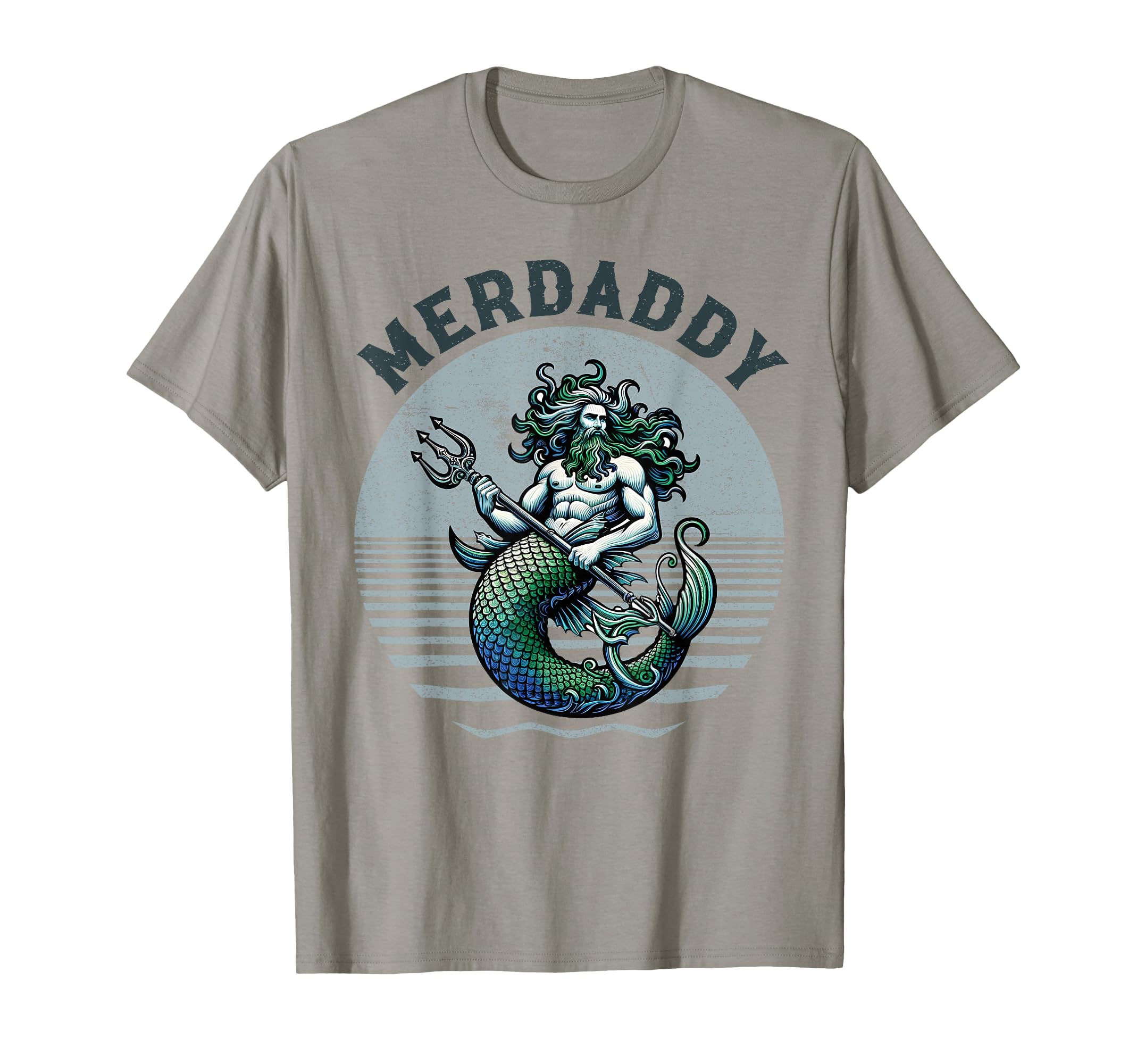 Funny Merdaddy Merman Security Party T-Shirt - Aesthetic Graphic Unisex - T-Shirt, Sweatshirt, Hoodie