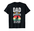 Dad And Daughter Legend And Legacy Dad T-Shirt - Custom Art Print Unisex - T-Shirt, Sweatshirt, Hoodie