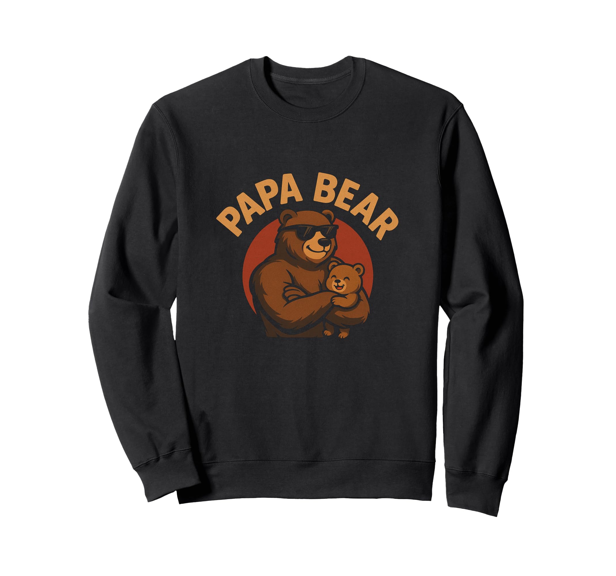 Papa Bear Bears Animal Pun Lover Sweatshirt - Trendy Graphic for Adults - T-Shirt, Sweatshirt, Hoodie
