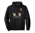 Flower Bicycle Funny Hoodie - Unique Graphic for Adults - T-Shirt, Sweatshirt, Hoodie