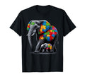 Elephant Autism Awareness Autism Mom T-Shirt - Unique Graphic Men Women - T-Shirt, Sweatshirt, Hoodie