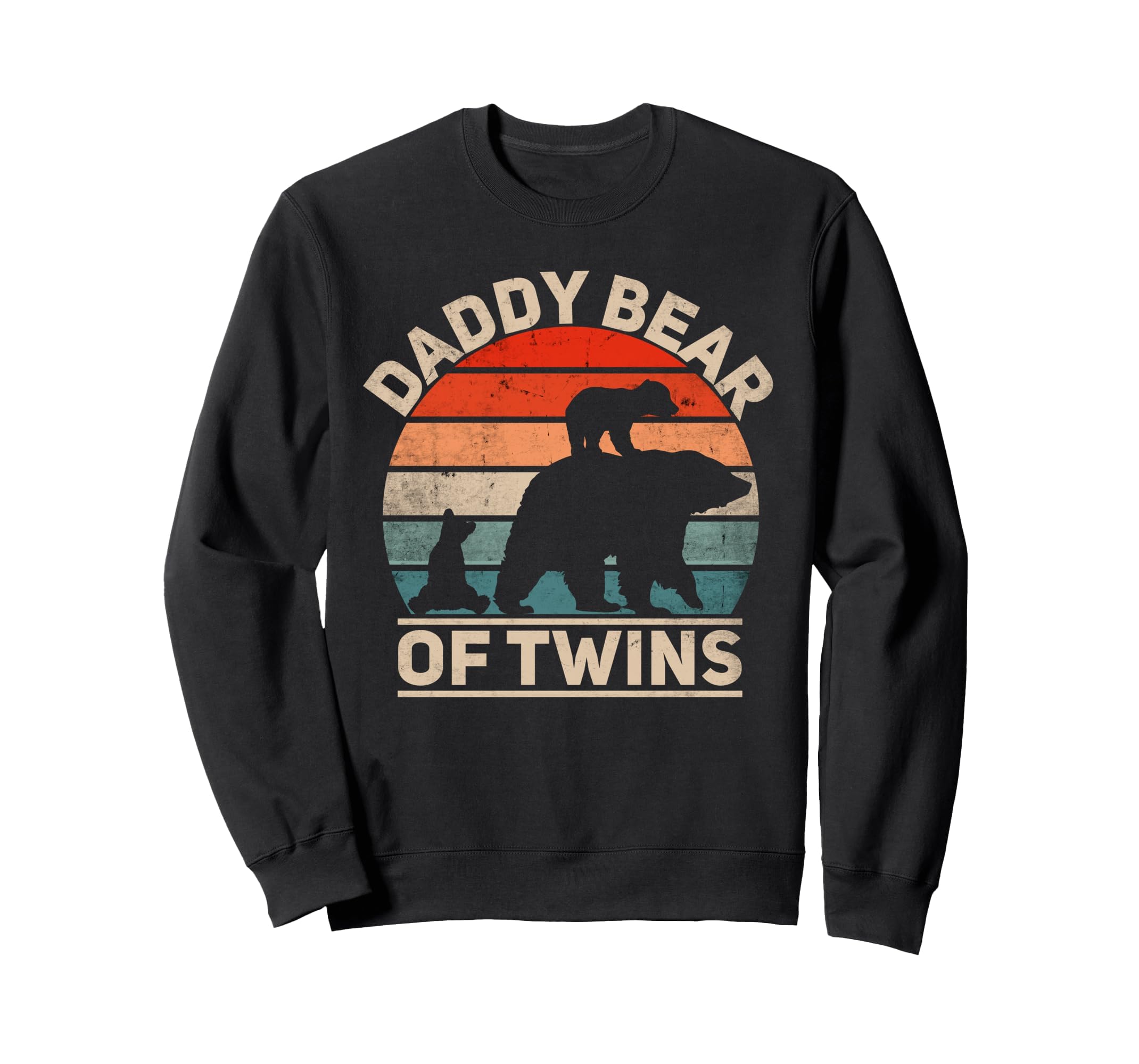 Daddy Bear Twins Announcement Sweatshirt - Casual Everyday Wear Unisex - T-Shirt, Sweatshirt, Hoodie
