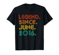 Legend Since June 2016 2016 Birth T-Shirt - Aesthetic Graphic Men Women - T-Shirt, Sweatshirt, Hoodie
