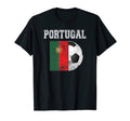 Portugal Flag Soccer Futbol Football T-Shirt - Custom Art Print for Adults - T-Shirt, Sweatshirt, Hoodie