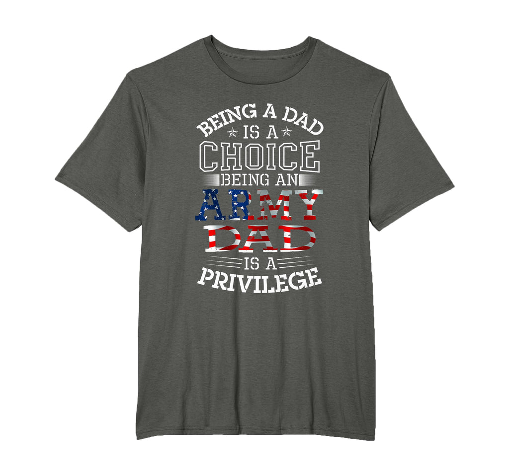 Military Proud Us Army Dad T-Shirt - Casual Everyday Wear Men Women - T-Shirt, Sweatshirt, Hoodie