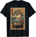 Kawaii Japanese Ramen Otter Retro Gaming for Men - Adult & Kids T-Shirts, Sweatshirts & Hoodies apparel design preview 1