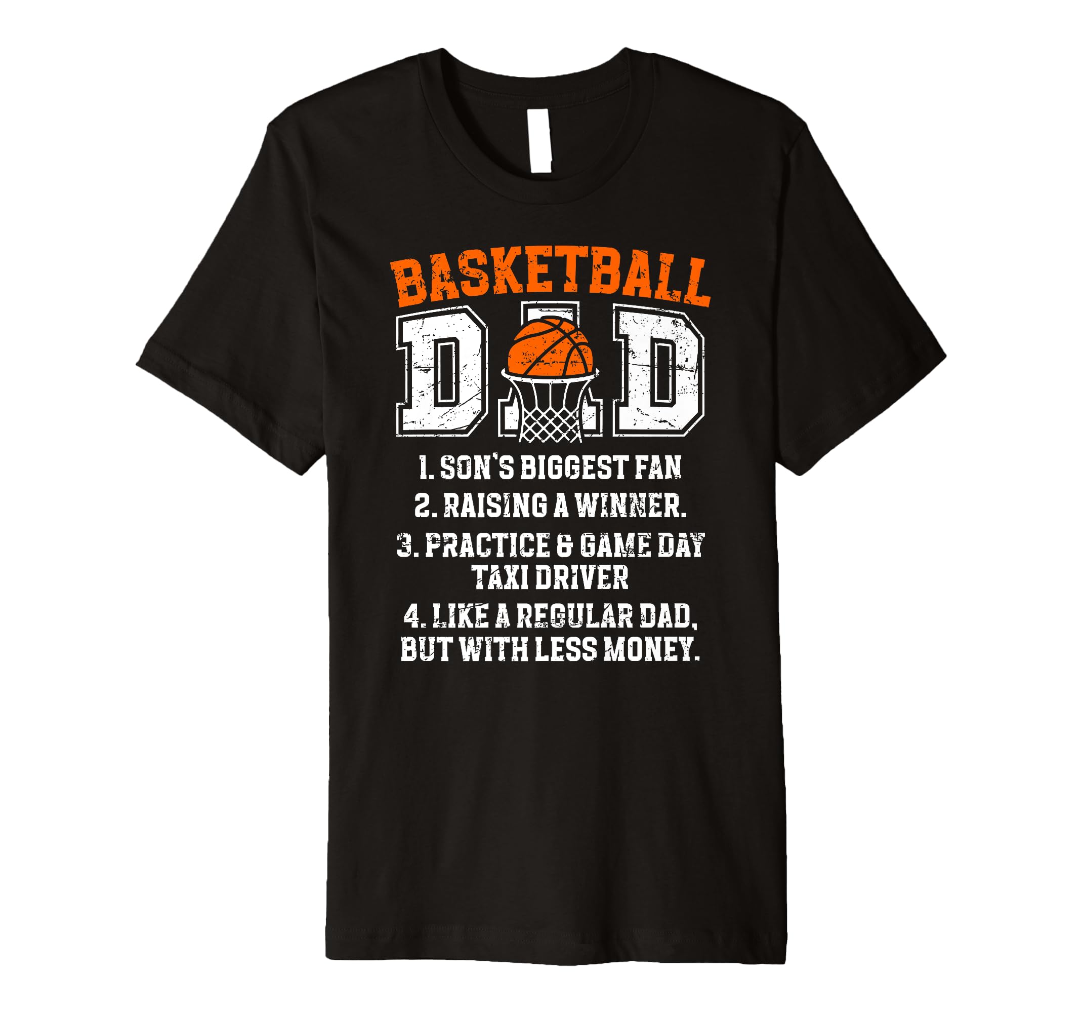 Mens Basketball Dad Basketball T-Shirt - Casual Everyday Wear Men Women - T-Shirt, Sweatshirt, Hoodie