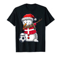 Soccer Dabbing Snowman Denmark T-Shirt - Novelty Apparel Men Women - T-Shirt, Sweatshirt, Hoodie