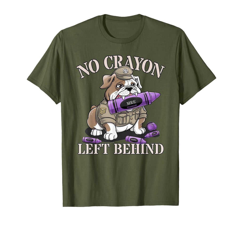 Sarcastic No Crayon Left Behind Proud T-Shirt - Minimalist Print Unisex - T-Shirt, Sweatshirt, Hoodie