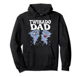 Twinado Dad Funny Twin Parenting Twins Hoodie - Minimalist Print Unisex - T-Shirt, Sweatshirt, Hoodie