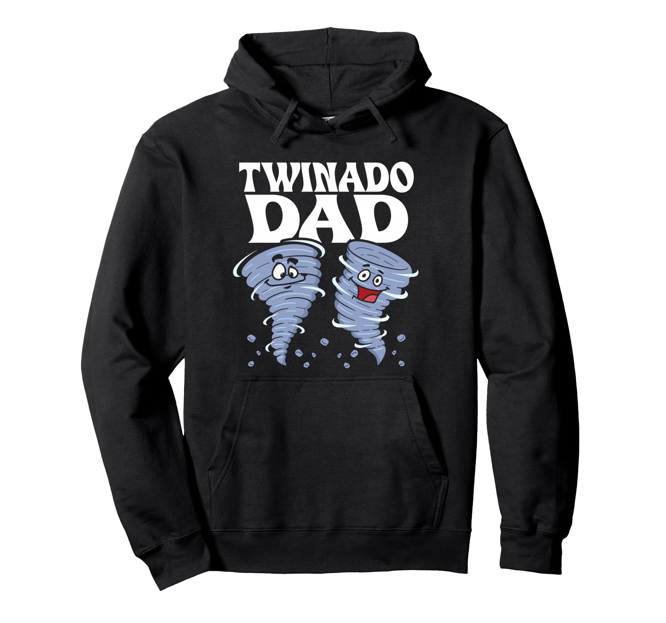 Twinado Dad Funny Twin Parenting Twins Hoodie - Minimalist Print Unisex - T-Shirt, Sweatshirt, Hoodie