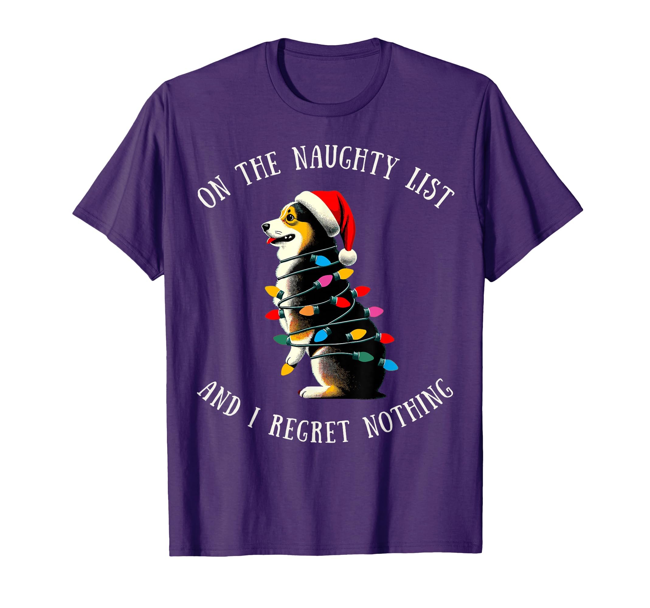 Naughty List And I Regret Nothing T-Shirt - Streetwear Style Men Women - T-Shirt, Sweatshirt, Hoodie