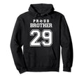 Number 29 Custom Proud Soccer Futbol Hoodie - Unique Graphic Men Women - T-Shirt, Sweatshirt, Hoodie