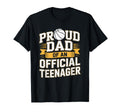 Proud Basketball Father Dad Teenager T-Shirt - Minimalist Print Unisex - T-Shirt, Sweatshirt, Hoodie