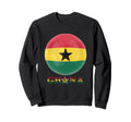 Ghana Flag Supporters Ghanaian Sweatshirt - Minimalist Print Men Women - T-Shirt, Sweatshirt, Hoodie