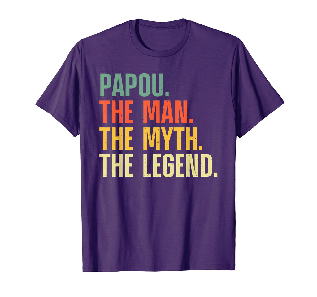 Papou Grandpa Grandfather From T-Shirt - Custom Art Print for Adults - T-Shirt, Sweatshirt, Hoodie