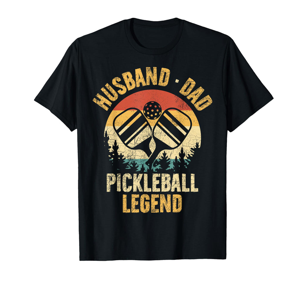 Funny Husband Dad Pickleball Legend T-Shirt - Custom Art Print for Adults - T-Shirt, Sweatshirt, Hoodie