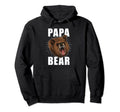Bear Daddy Animal Family Dad Fathers Hoodie - Custom Art Print Men Women - T-Shirt, Sweatshirt, Hoodie