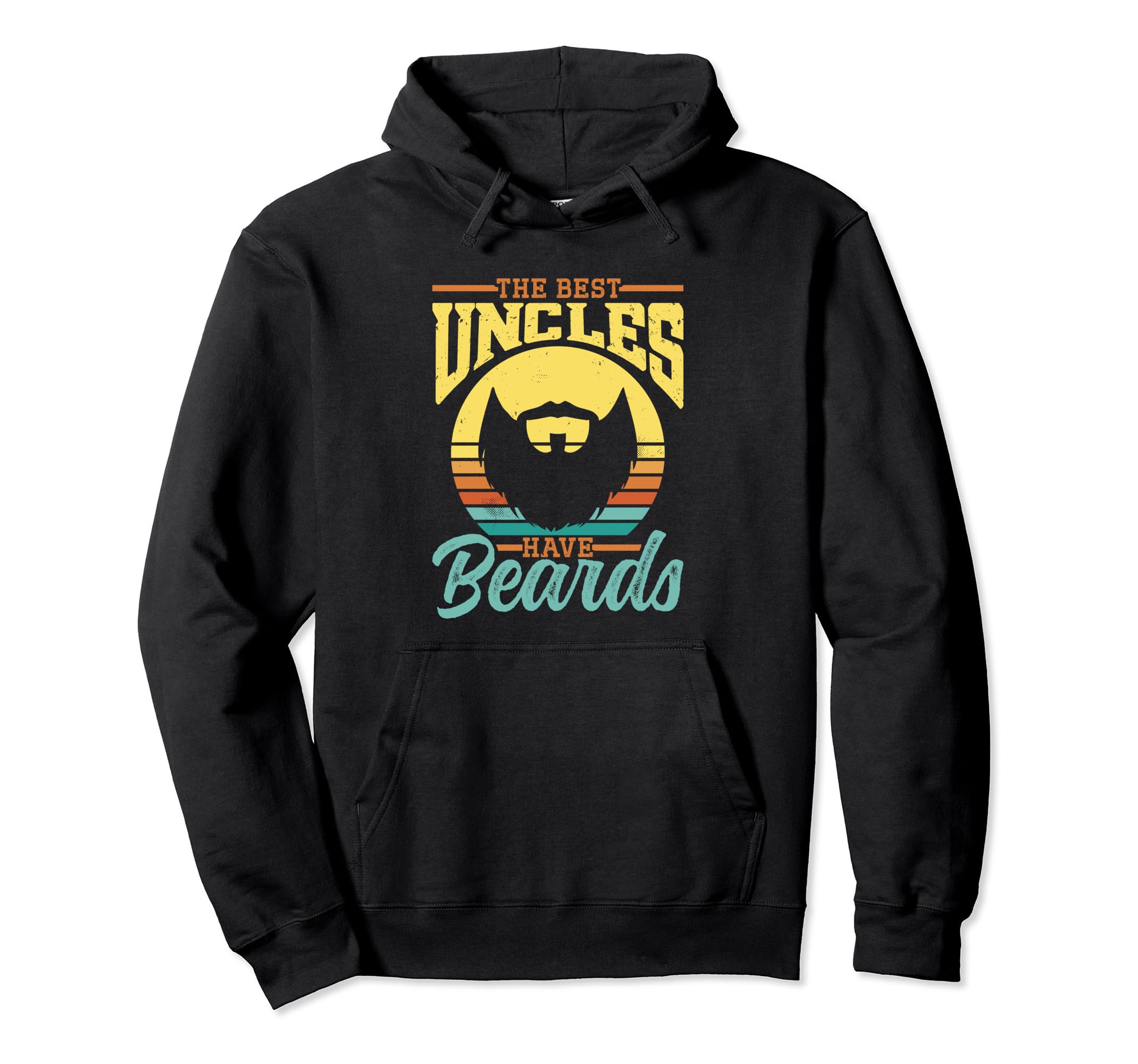 Best Uncles Have Beards Bearded Dad Beard Hoodie - Graphic Print Unisex - T-Shirt, Sweatshirt, Hoodie