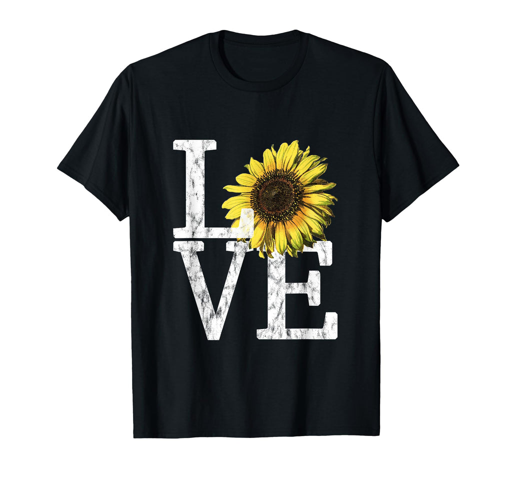 Sunflower Love Hippie Flower Nurse Mom T-Shirt - Aesthetic Graphic Unisex - T-Shirt, Sweatshirt, Hoodie