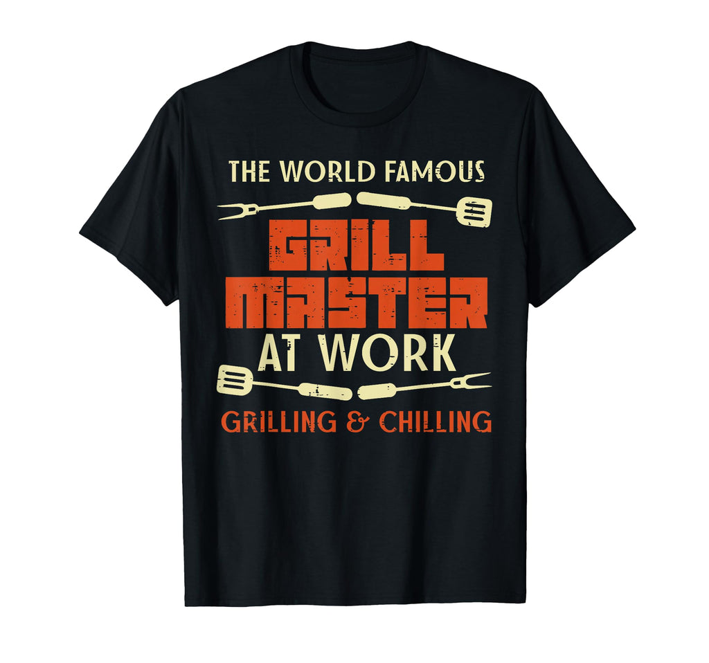 Grill Master Work Grilling Chilling T-Shirt - Graphic Print Men Women - T-Shirt, Sweatshirt, Hoodie