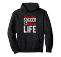 Livin That Soccer Mom Life Soccer Hoodie - Custom Art Print Men Women - T-Shirt, Sweatshirt, Hoodie