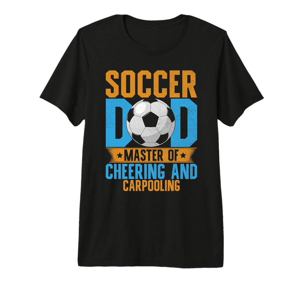 Master Cheering And Carpooling Soccer T-Shirt - Unique Graphic for Adults - T-Shirt, Sweatshirt, Hoodie