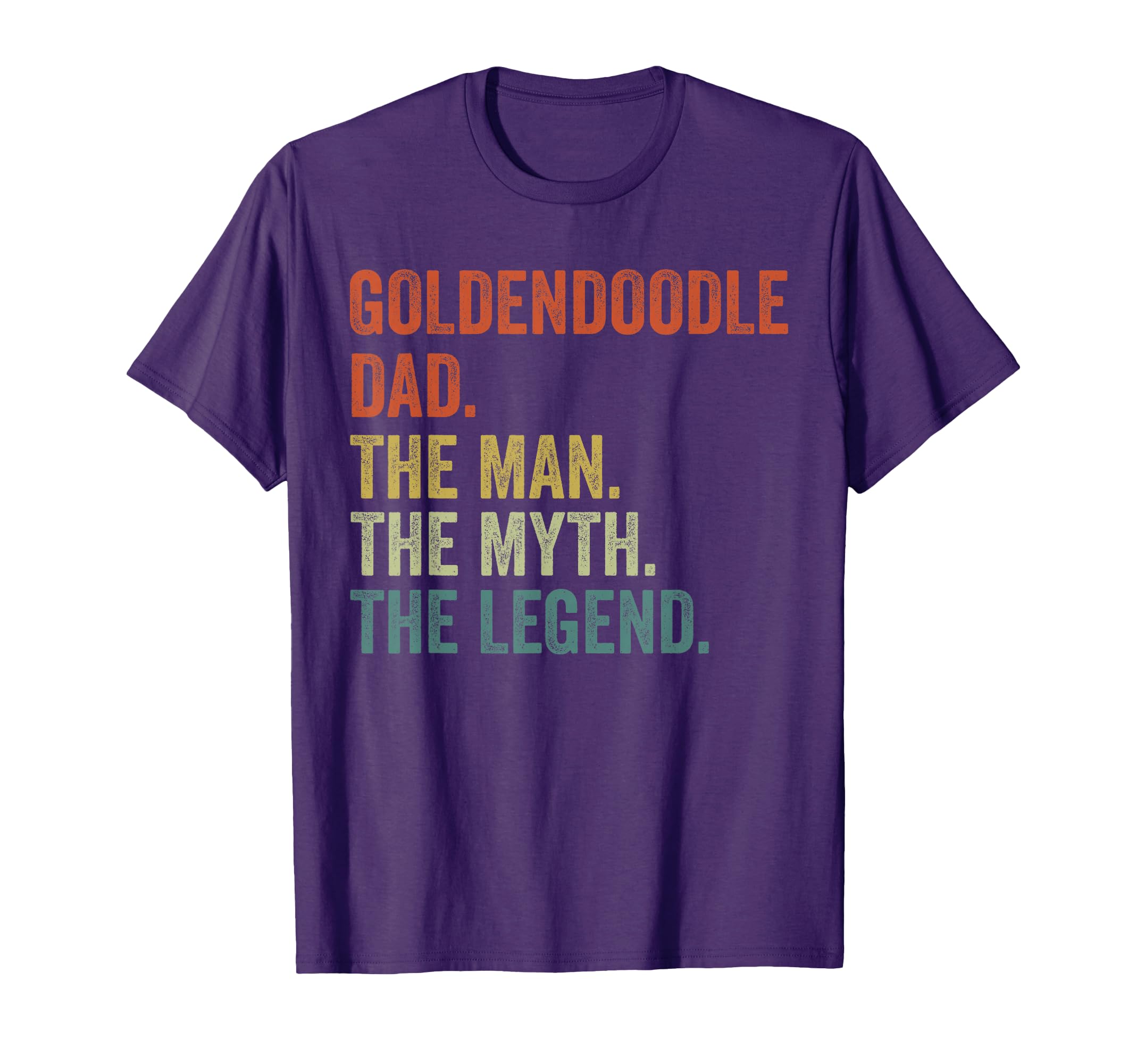 Dog Dad Myth Legend Golden Doodle Dad T-Shirt - Graphic Print Men Women - T-Shirt, Sweatshirt, Hoodie