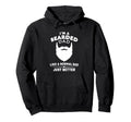 Bearded Dad Mens Beard Funny Hoodie - Custom Art Print Men Women - T-Shirt, Sweatshirt, Hoodie