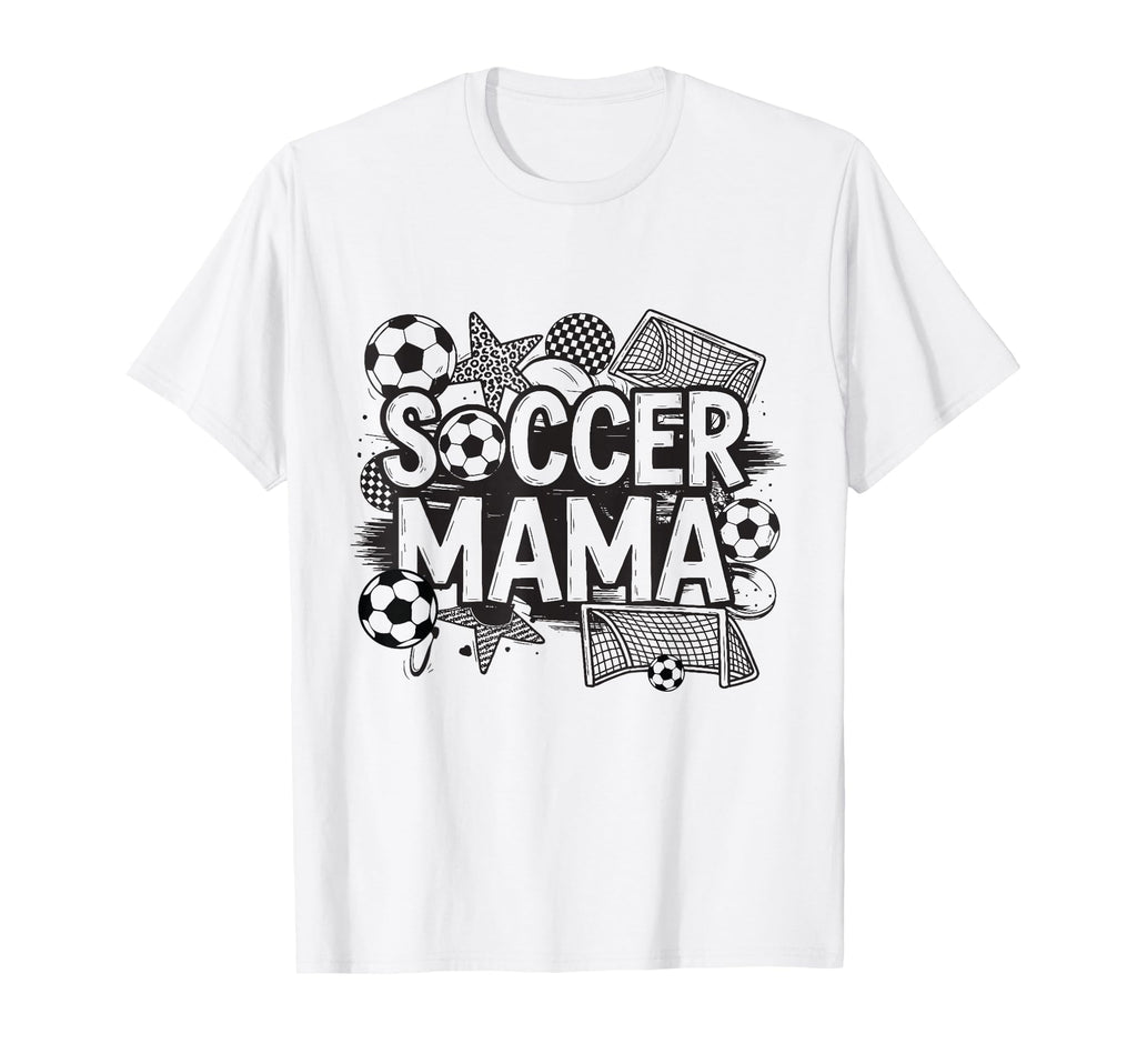 Preppy Game Day Soccer Mama T-Shirt - Streetwear Style Unisex - T-Shirt, Sweatshirt, Hoodie