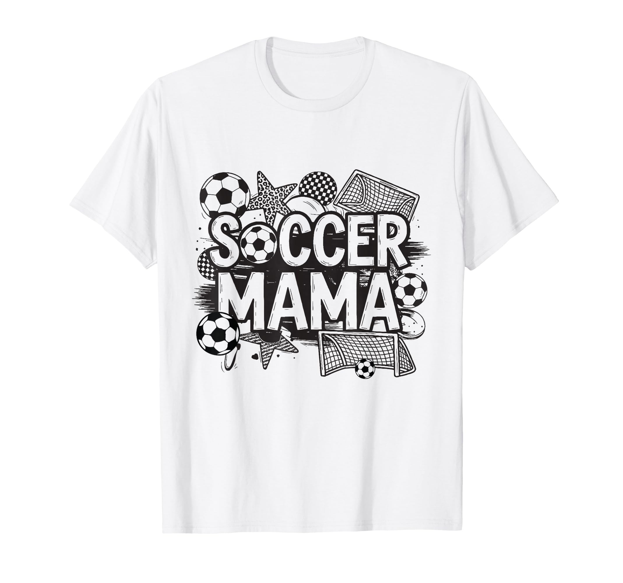 Preppy Game Day Soccer Mama T-Shirt - Streetwear Style Unisex - T-Shirt, Sweatshirt, Hoodie