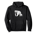 Papa Mama Bear Child Wildlife Geometric Hoodie - Fun Novelty Design Unisex - T-Shirt, Sweatshirt, Hoodie