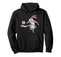 Easter Bunny Football Rabbit Soccer Hoodie - Unique Graphic Unisex - T-Shirt, Sweatshirt, Hoodie