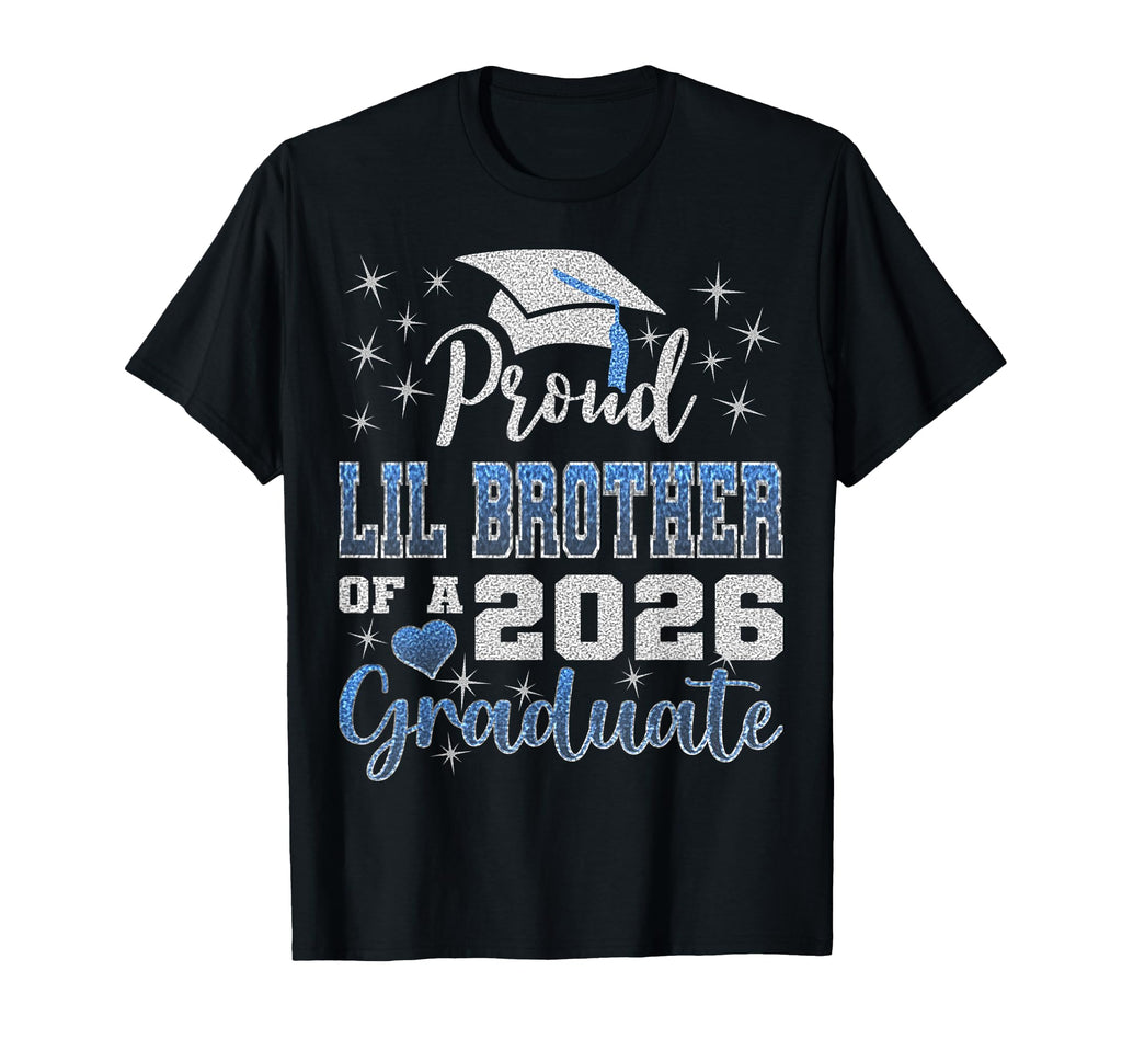 Super Proud Little Brother 2026 T-Shirt - Aesthetic Graphic Unisex - T-Shirt, Sweatshirt, Hoodie