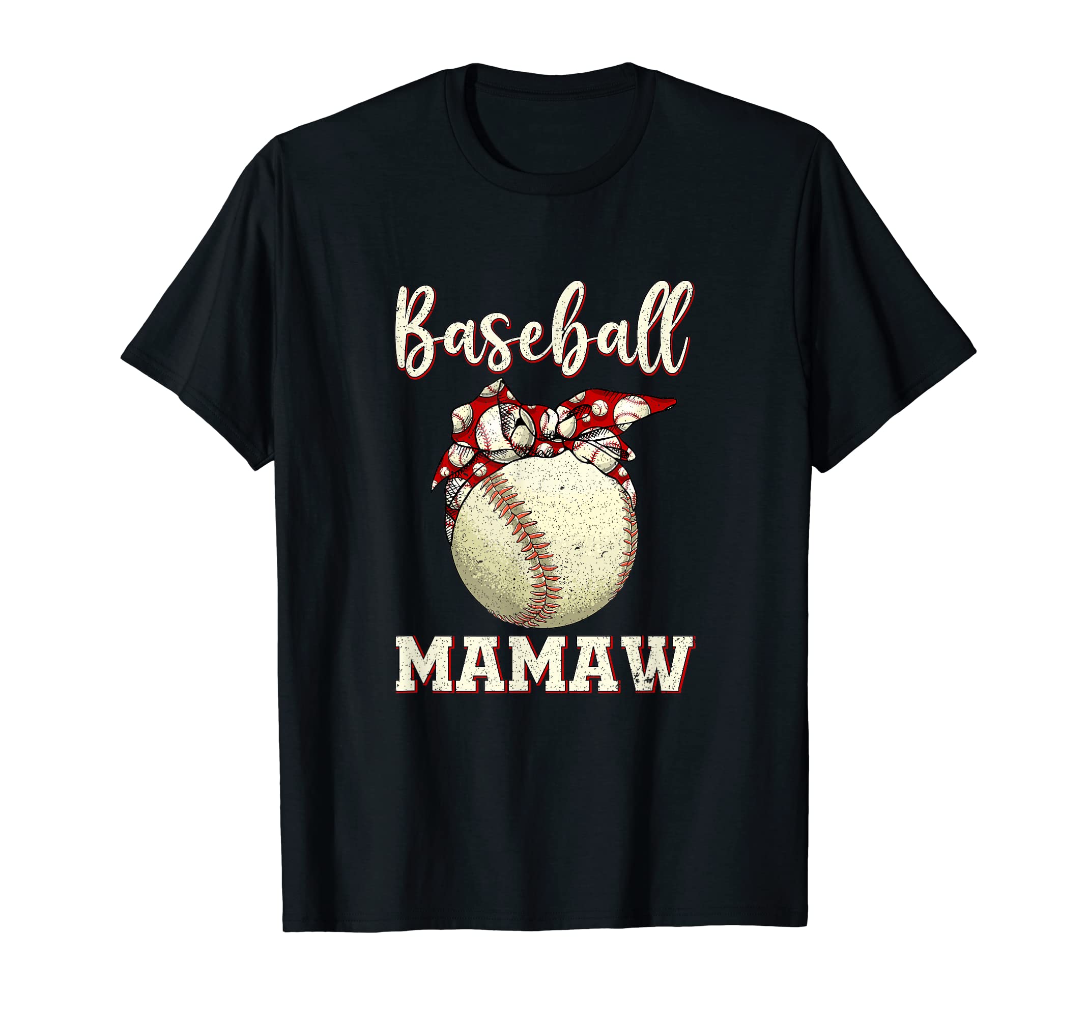 Baseball Mamaw Womens Softball Leopard T-Shirt - Trendy Graphic Men Women - T-Shirt, Sweatshirt, Hoodie