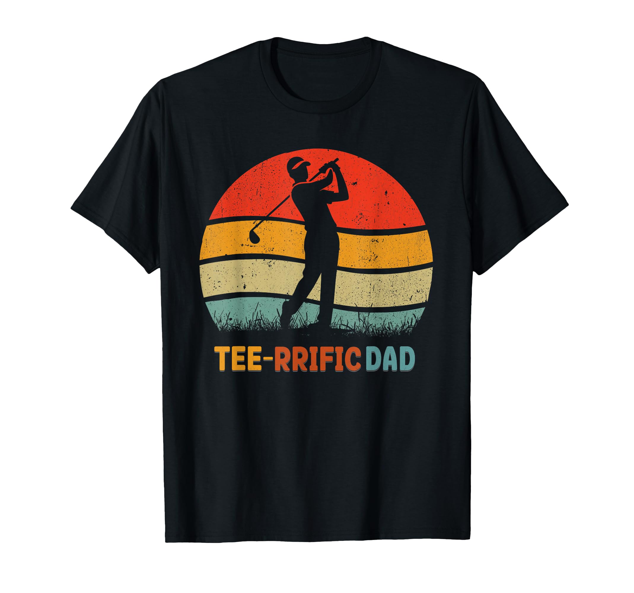 Golf Dad Fathers Day Golfing 70S Golfer T-Shirt - Trendy Graphic Unisex - T-Shirt, Sweatshirt, Hoodie