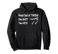 Proud Dad Twins Funny Twin Dad One Hoodie - Fun Novelty Design for Adults - T-Shirt, Sweatshirt, Hoodie