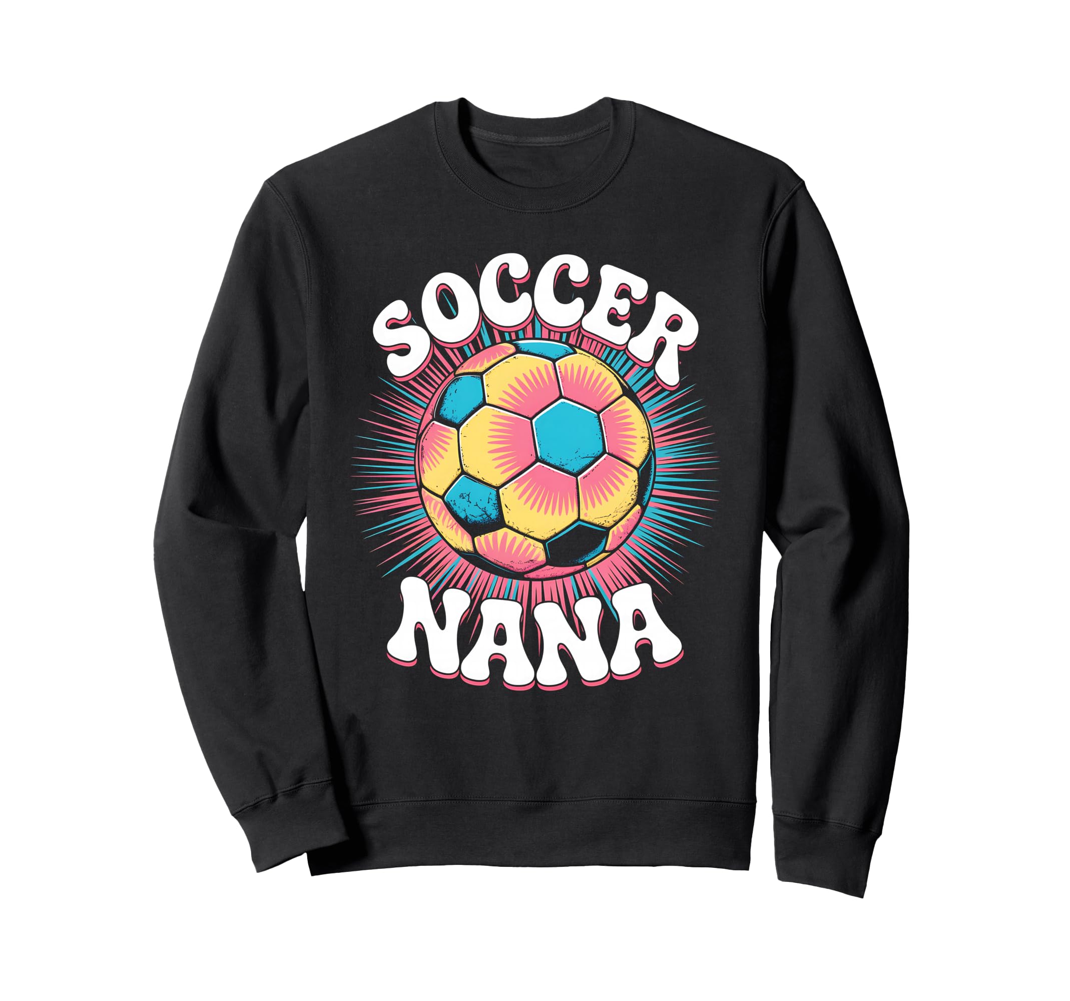 Soccer Nana Grandma Tie Dye Sweatshirt - Minimalist Print Men Women - T-Shirt, Sweatshirt, Hoodie