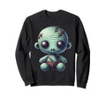 Halloween Zombie Mom Dad Crochet Knit Sweatshirt - Trendy Graphic Men Women - T-Shirt, Sweatshirt, Hoodie