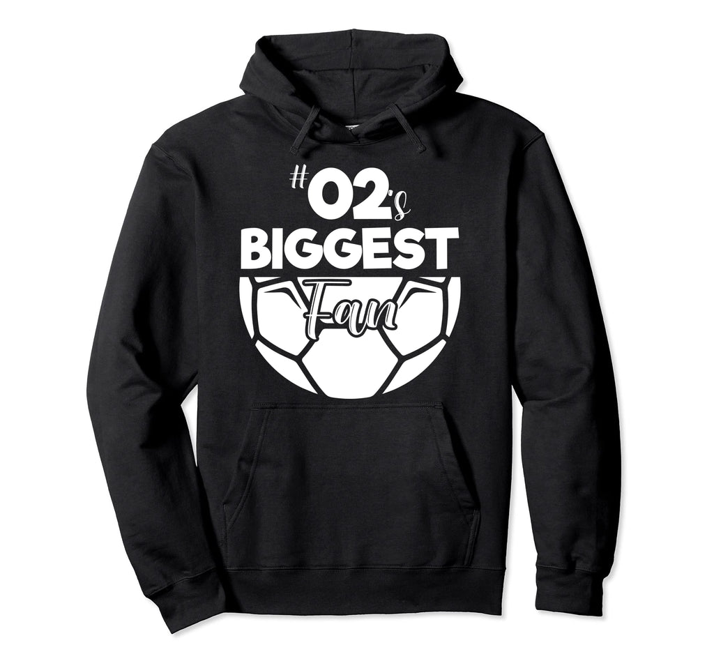 Number 02S Biggest Fan Player Hoodie - Casual Everyday Wear Men Women - T-Shirt, Sweatshirt, Hoodie