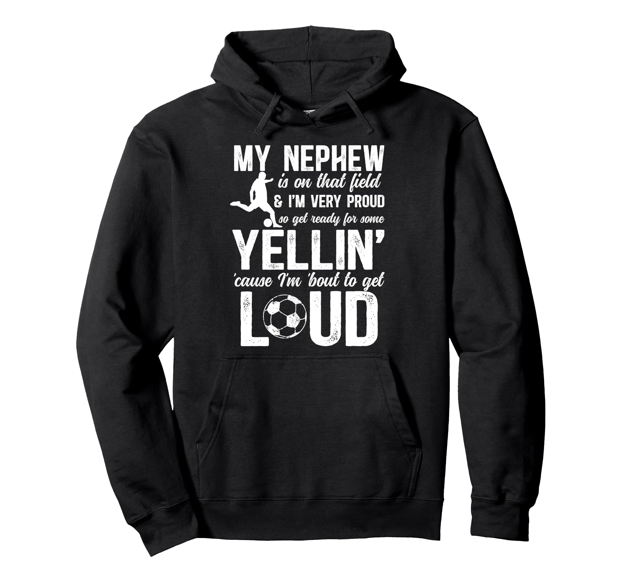 Very Proud Soccer Uncle Soccer Hoodie - Casual Everyday Wear for Adults - T-Shirt, Sweatshirt, Hoodie