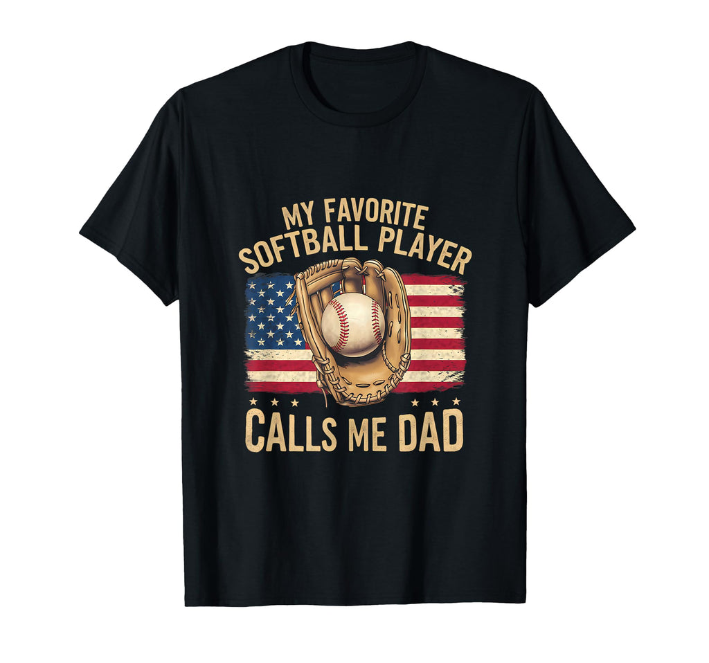 My Favorite Softball Player Calls T-Shirt - Aesthetic Graphic for Adults - T-Shirt, Sweatshirt, Hoodie