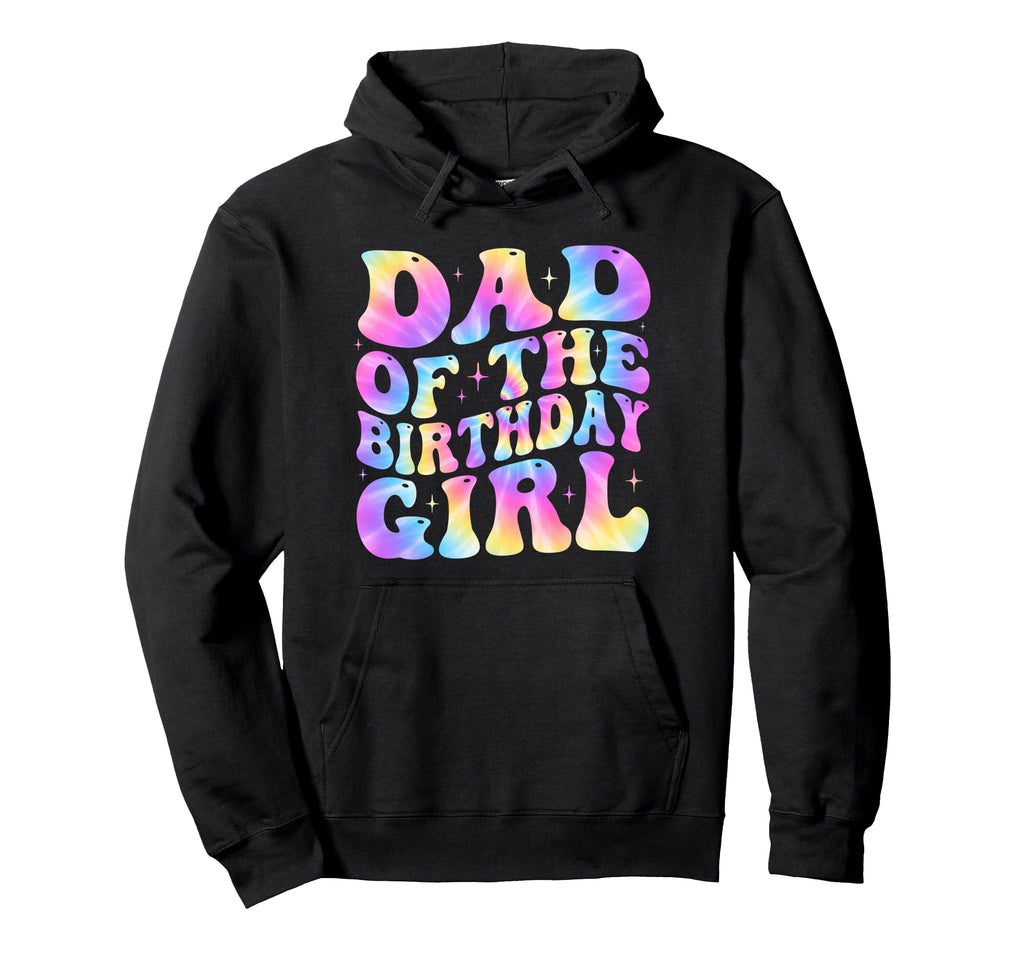 Dad Birthday Party Groovy Family Hoodie - Fun Novelty Design Men Women - T-Shirt, Sweatshirt, Hoodie