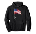 4Th July Fishing Rod Us Flag Patriot Hoodie - Graphic Print for Adults - T-Shirt, Sweatshirt, Hoodie